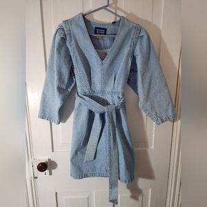 Scotch & Soda Light Blue Denim Dress